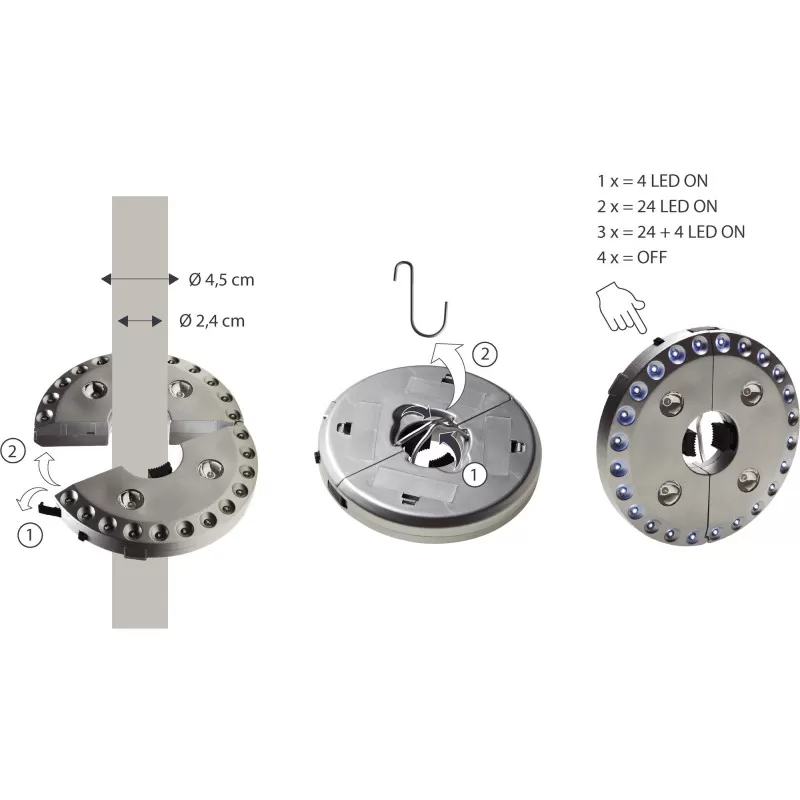 CAO Lampe Tente / Parasol 4 CAO Lampe Tente / Parasol – Image 4