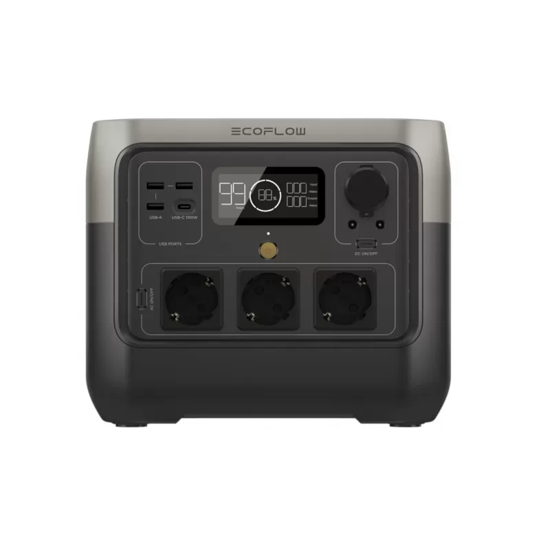 ECOFLOW River 2 Pro 768 Wh + Panneaux Solaires 2 X 110 W 2 ECOFLOW River 2 Pro 768 Wh + Panneaux Solaires 2 X 110 W – Image 2