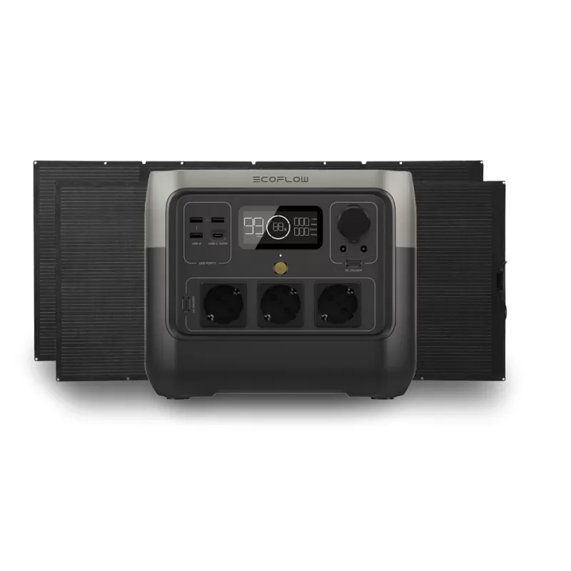 ECOFLOW River 2 Pro 768 Wh + Panneaux Solaires 2 X 110 W 1 ECOFLOW River 2 Pro 768 Wh + Panneaux Solaires 2 X 110 W