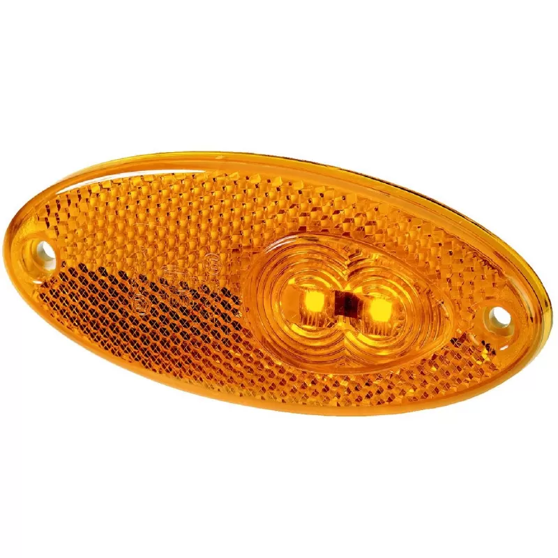 HELLA Feu De Position Orange LED 101 X 45 Mm 1 HELLA Feu De Position Orange LED 101 X 45 Mm