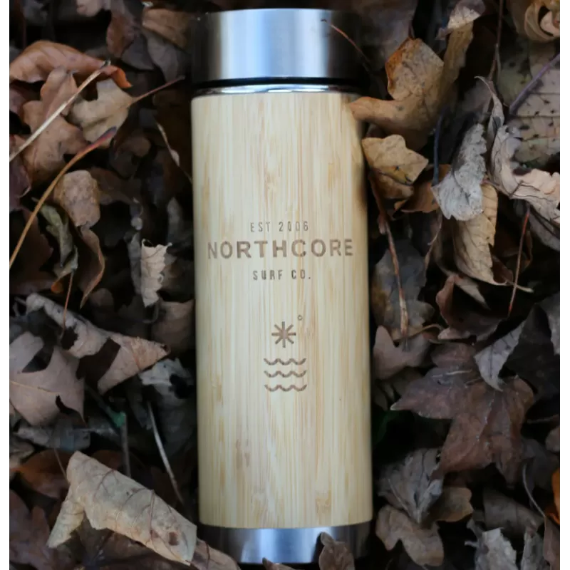 NORTHCORE Thermos® Bambou En Acier 360 Ml 2 NORTHCORE Thermos® Bambou En Acier 360 Ml – Image 2