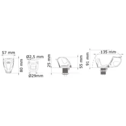 SCANSTRUT Prise Double USB étanche -Matériel De Camping scanstrut prise double usb etanche 4